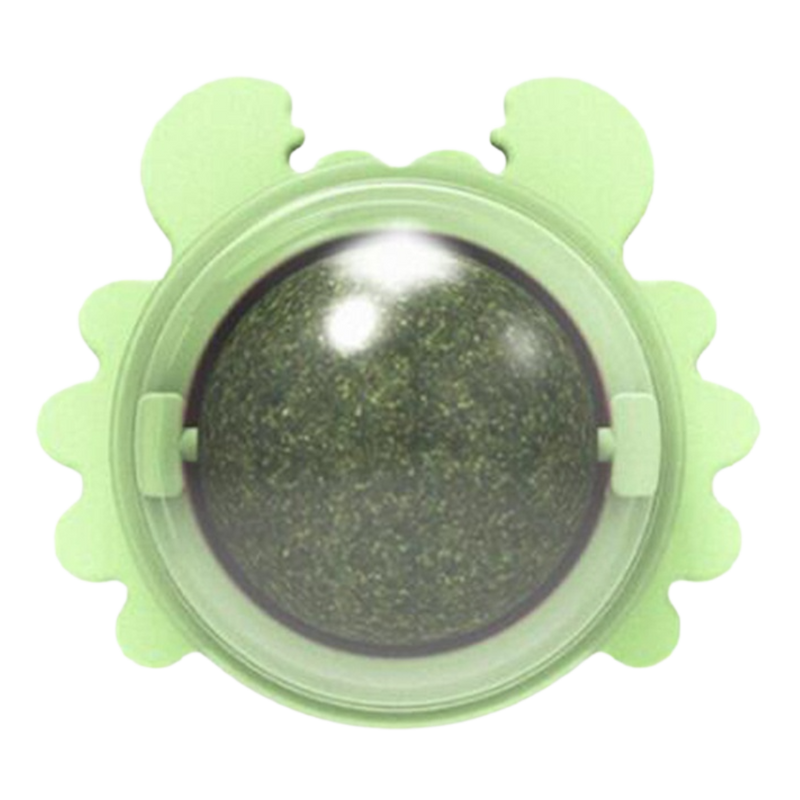 Jouet boule de menthe rotative pour chat