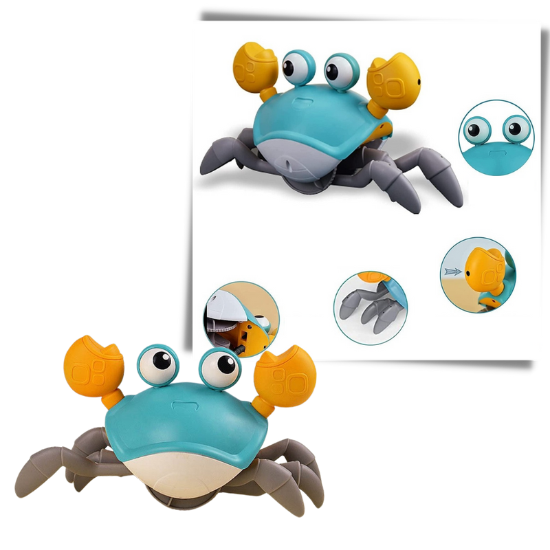 Jouet crabe avec détecteur de mouvement