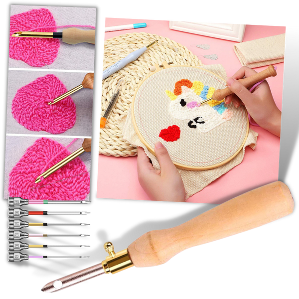Kit d'aiguilles de broderie