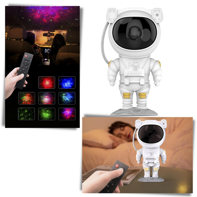 Lampe de nuit de projection d'astronaute