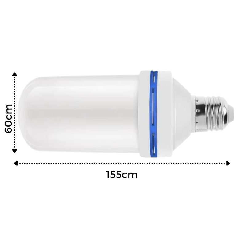 Lampe à flamme LED scintillante