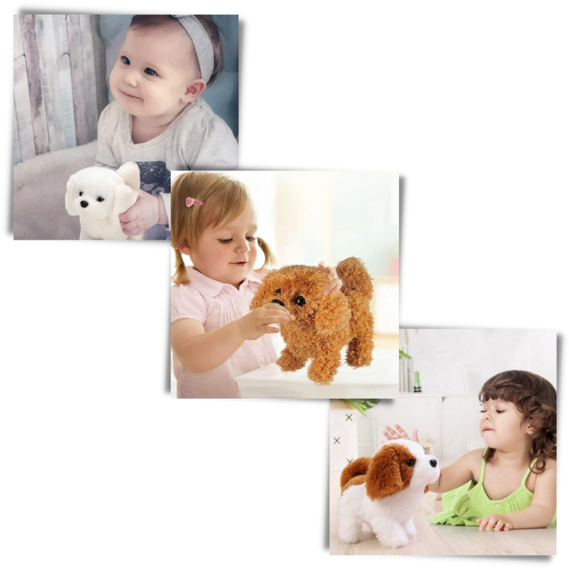 Jouet interactif chiot câlin