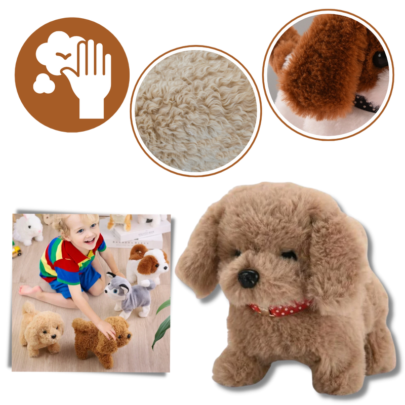 Jouet interactif chiot câlin