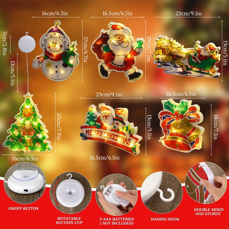 Luz Led Decoração para Natal - Diversos Modelos