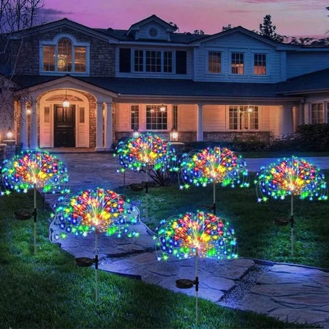 Led Solar - Fogos de Artifício Decoração de Natal | Natal Encantado