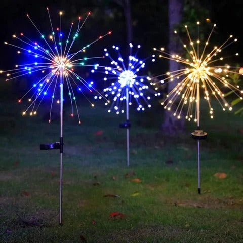 Led Solar - Fogos de Artifício Decoração de Natal | Natal Encantado