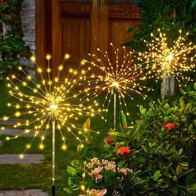 Led Solar - Fogos de Artifício Decoração de Natal | Natal Encantado