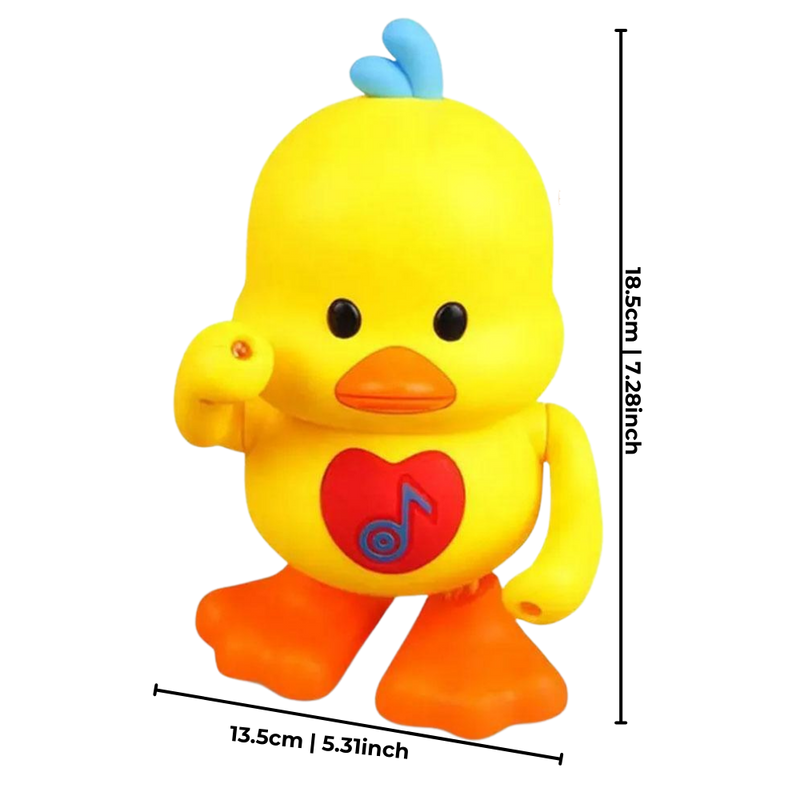Jouet interactif canard dansant lumineux