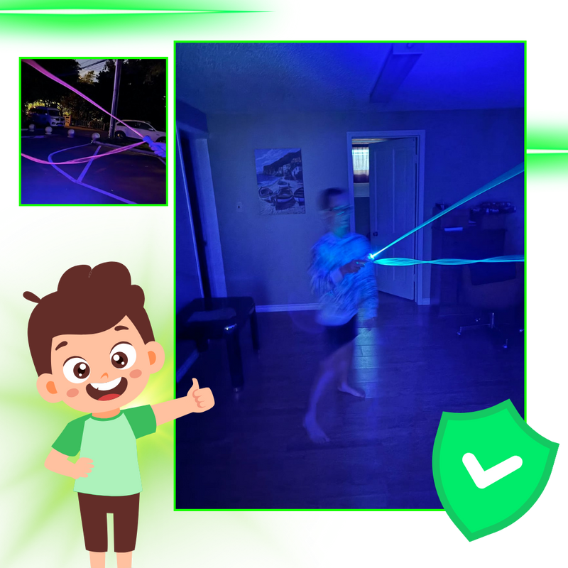 Jouet Lasso interactif à boucle lumineuse