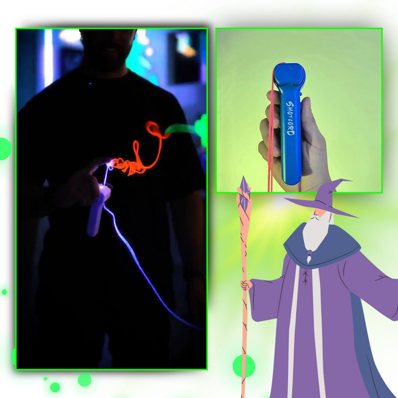Jouet Lasso interactif à boucle lumineuse