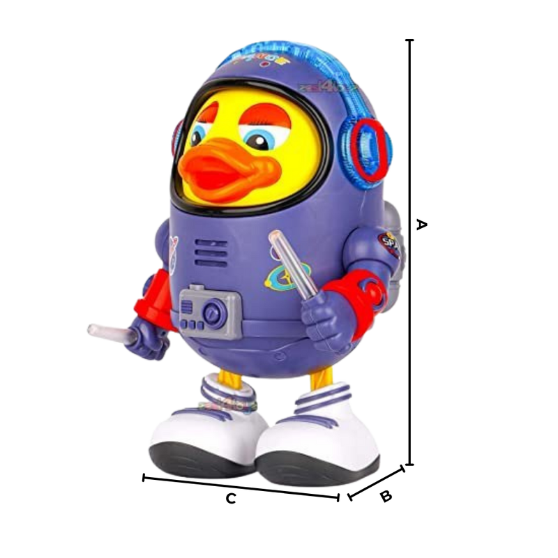Jouet interactif musical en forme de canard