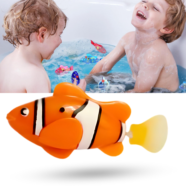 Jouet poisson nageur interactif