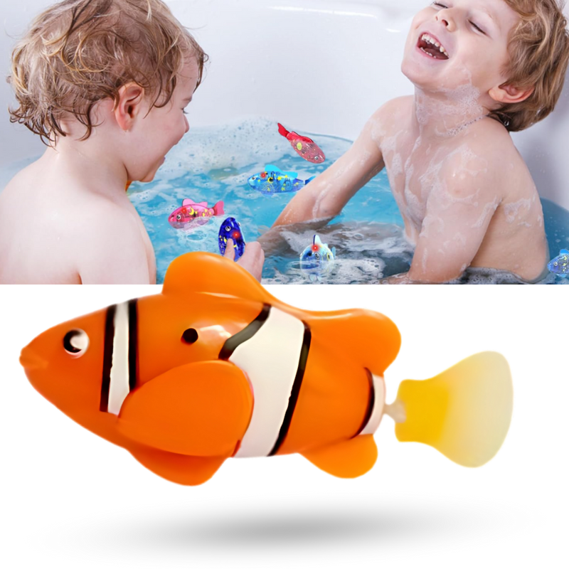 Jouet poisson nageur interactif