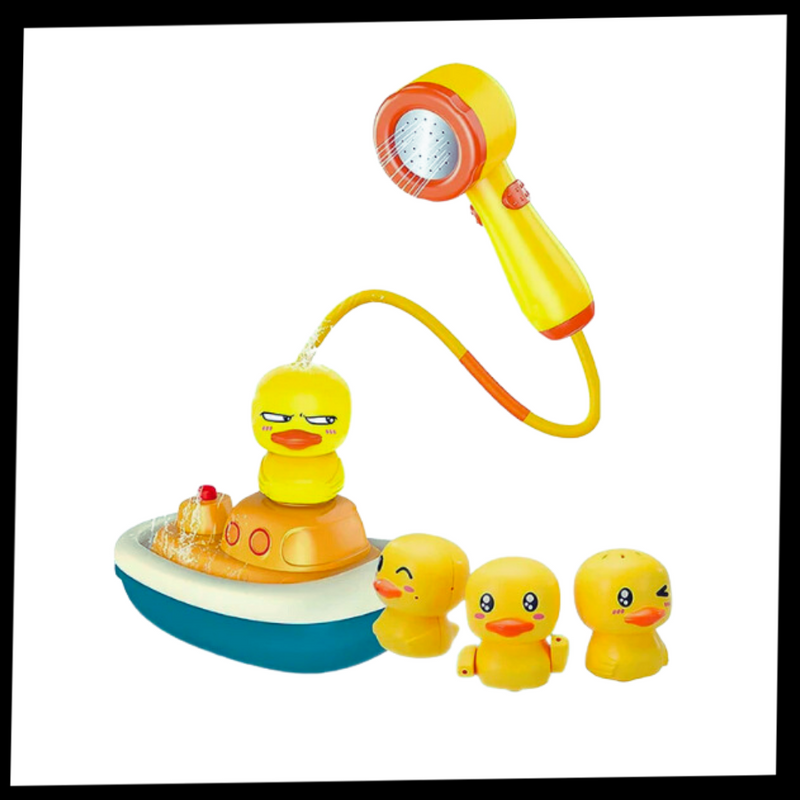 Jouets de bain canards et douche