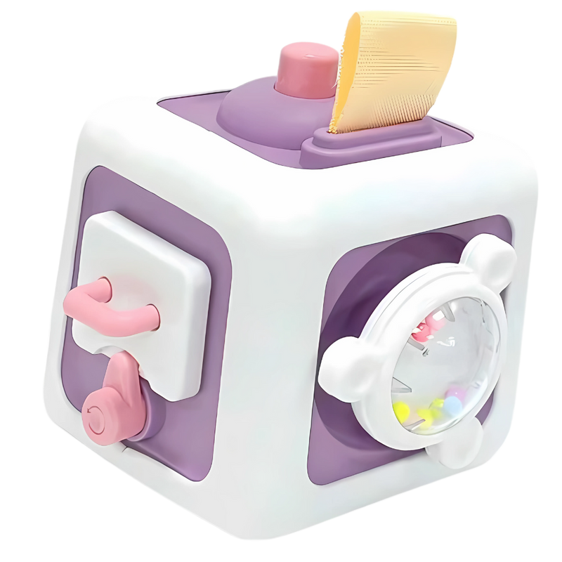 Jouet cube sensoriel 6 en 1